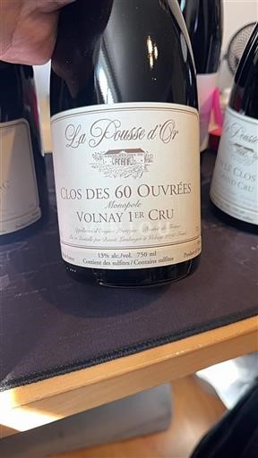 Bourgogne Volnay Premier Cru La Pousse Or Clos des 60 Ouvrées 2022