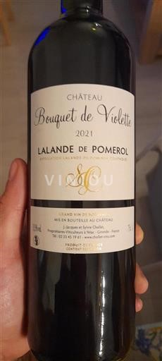 Bordeaux Lalande-de-Pomerol Château Bouquet de Violette 2021