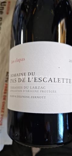 Languedoc Terrasses-du-larzac Domaine Pas de l'Escalette Les clapas 2020