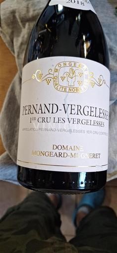 Burgund Pernand-Vergelesses Premier Cru Mongeard-Mugneret Les Vergelesses 2018