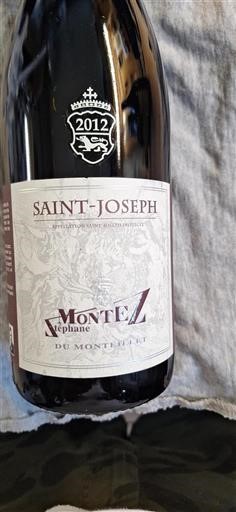Rhônetal Saint-Joseph Stéphane Montez du Monteillet 2012