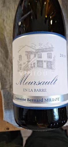 Borgonha Meursault Domaine Bernard Millot En La Barre 2019