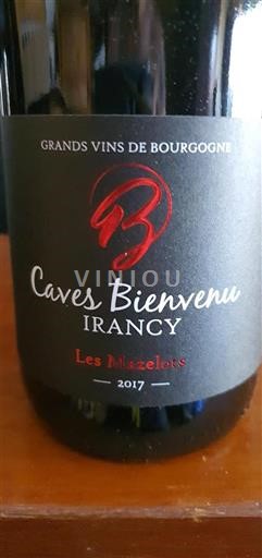 Borgogna Irancy Caves Bienvenu Les Mazelots 2017