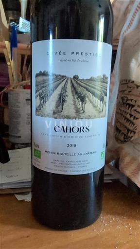 Lounais-Ranska Cahors Château Cantelauze Prestige 2018