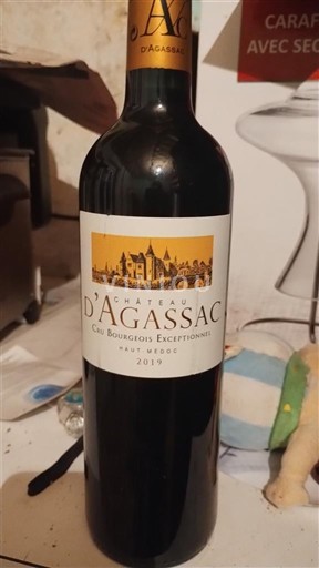 Bordeaux Haut-Médoc Château Agassac 2019