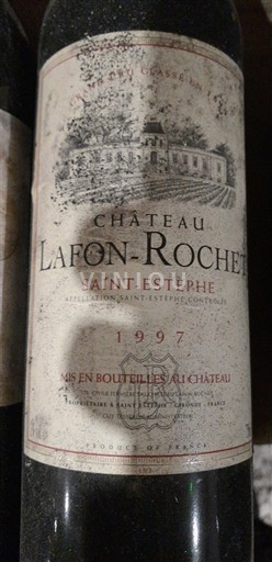Bordeaux Saint-Estèphe Grand Cru Château Lafon-Rochet 1997