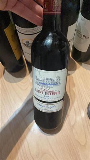 Bordeaux Saint-Estèphe Château Saint Estèphe 2008