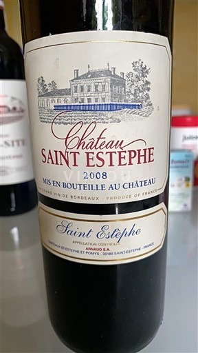 Bordeaux Saint-Estèphe Château Saint Estèphe 2008