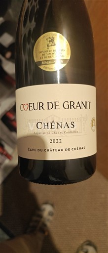 Beaujolais Chénas Château Cave du de Chénas Coeur de Granit 2022