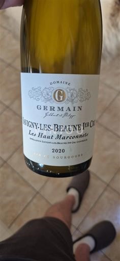 Bourgogne Savigny-lès-Beaune Premier Cru Domaine Germain Les Haut Marconnets 2020