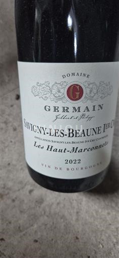 Bourgogne Savigny-lès-Beaune Premier Cru Domaine Germain Les Haut-Marconnets 2022
