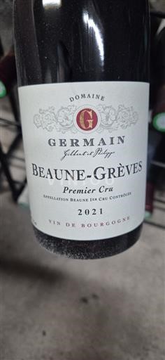 Bourgogne Beaune Premier Cru Domaine Germain Beaune-Grèves 2021