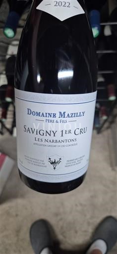 Bourgogne Ospecificerad Premier Cru Domaine Mazilly Les Narbantons 2022