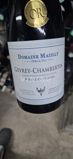 Burgundi Gevrey-Chambertin Domaine Mazilly Vieilles Vignes 2023