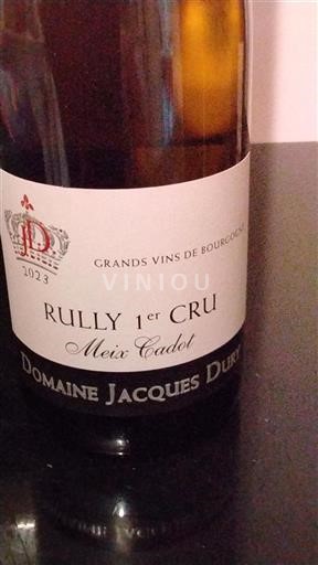 Burgund Rully Premier Cru Domaine Jacques Dury Meix Cadot 2023