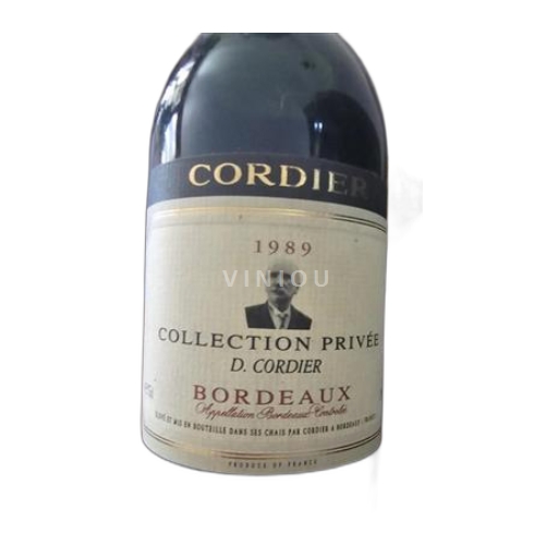 Bordeaux Cordier Collection Privée D. Cordier 1989