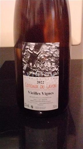 Loiredalen Coteaux-du-Layon E. et F. Martin Vieilles Vignes 2022