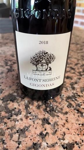 Thung lũng Rhône Gigondas La Font Sereine 2018
