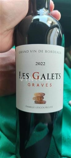 Bordeaux Graves Famille Lesgourgues Les Galets 2022
