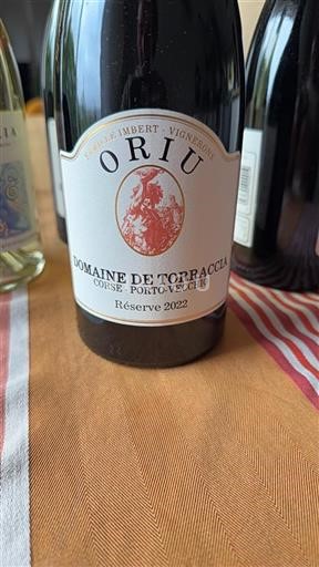 Corsica Niet gespecificeerd Domaine Torraccia Oriu 2022