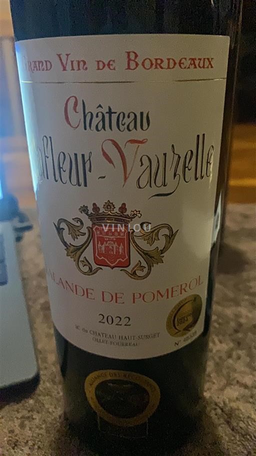 Bordeaux Lalande-de-Pomerol Château Lafleur-Vauzelle 2022