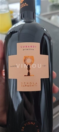 Puglia Susumaniello Salento Schola Sarmenti Cubardi 2020