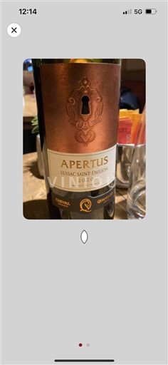 Bordeaux Lussac-Saint-Émilion APERTUS 2020