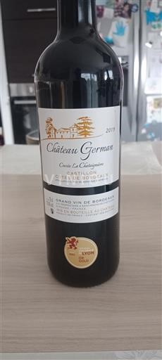 Bordeaux Côtes-de-Bordeaux Château German La Chataignère 2019