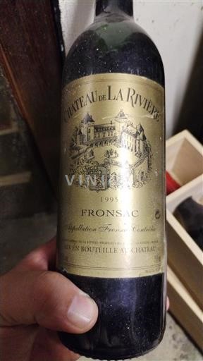 Bordeaux Fronsac Château La Rivière 1995