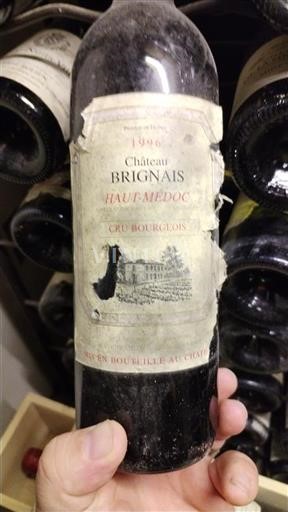 Bordeaux Haut-Médoc Cru Bourgeois Château Brignais 1996