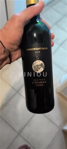 Bordeaux Puisseguin-saint-émilion Château L'Ormeau Vieux 2019