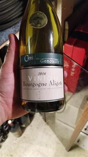Burgundi Bourgogne Aligoté Cave de Genouilly 2016