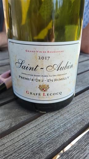 Bourgogne Saint-Aubin Premier Cru Grafe Lecocq 2017
