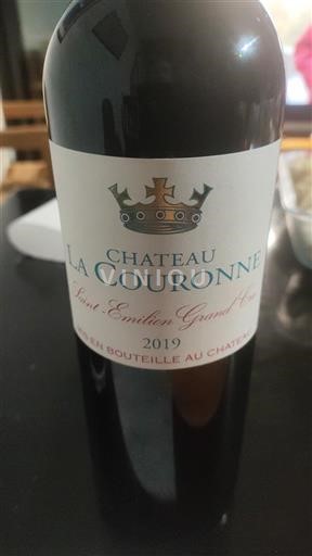 Bordeaux Saint-Émilion Grand Cru Chateau La Couronne 2019