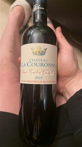 Bordeaux Saint-Émilion Grand Cru Chateau La Couronne 2019
