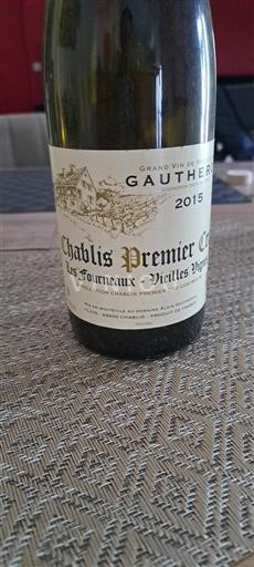 Vin Blanc sec Les Fourneaux - Vieilles Vignes Domaine Alain Gautheron 2015 France Bourgogne Chablis AOC Premier Cru