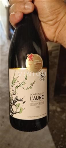 Vallée du Rhône Côtes-du-rhône Domaine L'Aure 2020