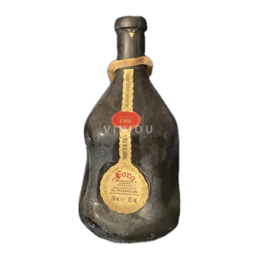 Vin Rouge sec G. Troglia 1988 Italie Piémont Fara DOC