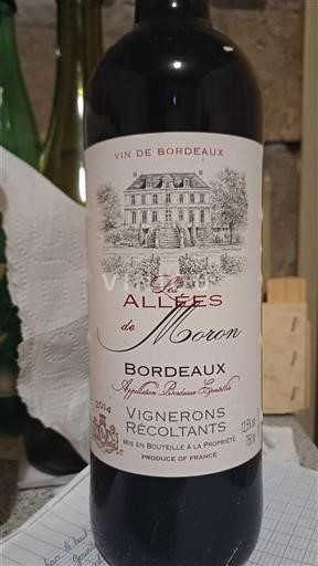 Bordeaux Les Allées de Moron 2014