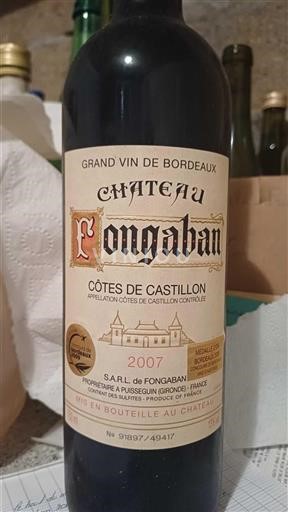 Bordéus Não especificado Château Fongaban 2007