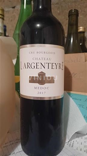 Bordeaux Médoc Cru Bourgeois Château L'Argenteyre 2017