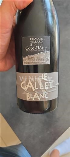 Rhônedalen Côte-rôtie François Villard Le Gallet Blanc 2014