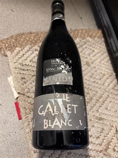 Rhône Valley Côte-Rôtie François Villard Le Gallet Blanc 2014