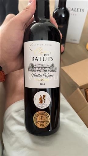 South West Cahors Clos des Batuts Vieilles Vignes 2020