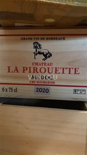 Bordeaux Médoc Cru Bourgeois Château La Pirouette 2020