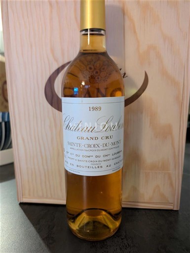 Bordéus Sainte-Croix-Du-Mont Château Louben 1989