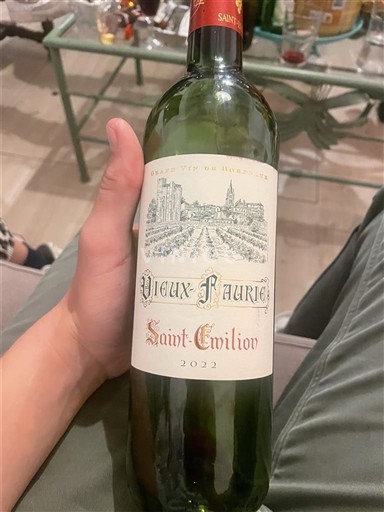 Bordeaux Saint-Émilion Vieux-Faurie 2022