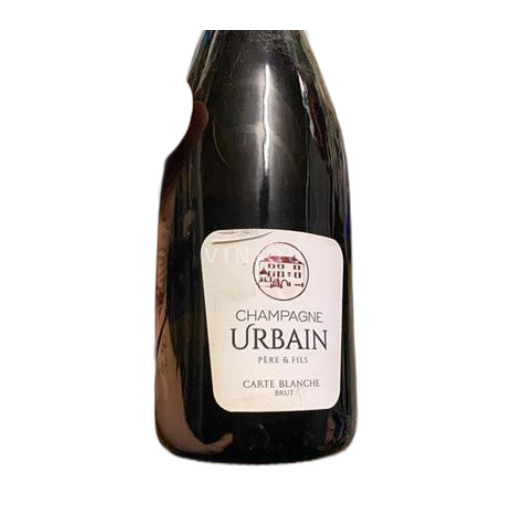 Champaña Champán Urbain Carte Blanche Sin añada