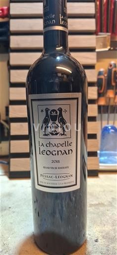 Bordeaux Pessac-Léognan La Chapelle de Léognan 2018