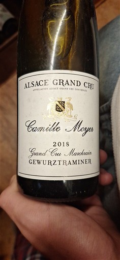 Alsace Không được chỉ định Grand Cru Camille Meyer 2018